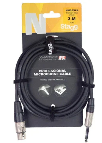 STAGG Mic Cable 3m/10 Ft XLFR