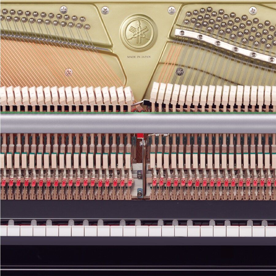 YAMAHA U1 UPRIGHT PIANO - POLISHED EBONY