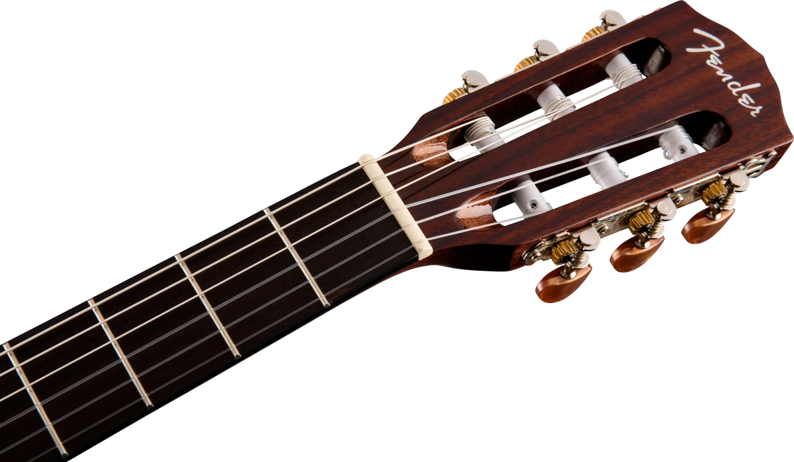 Fender CN-140SCE Nylon Thinline, Walnut Fingerboard, Natural w/Case