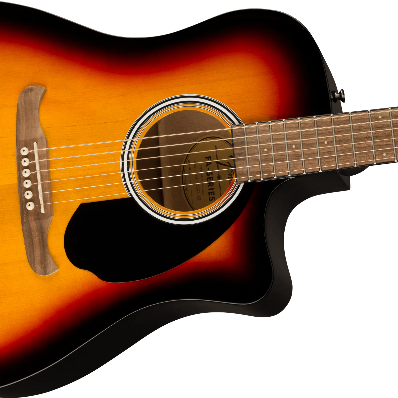 FA-125CE Dreadnought, Walnut Fingerboard, Sunburst