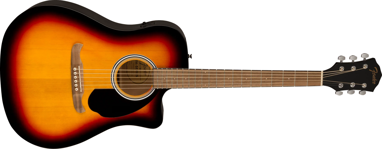 FA-125CE Dreadnought, Walnut Fingerboard, Sunburst