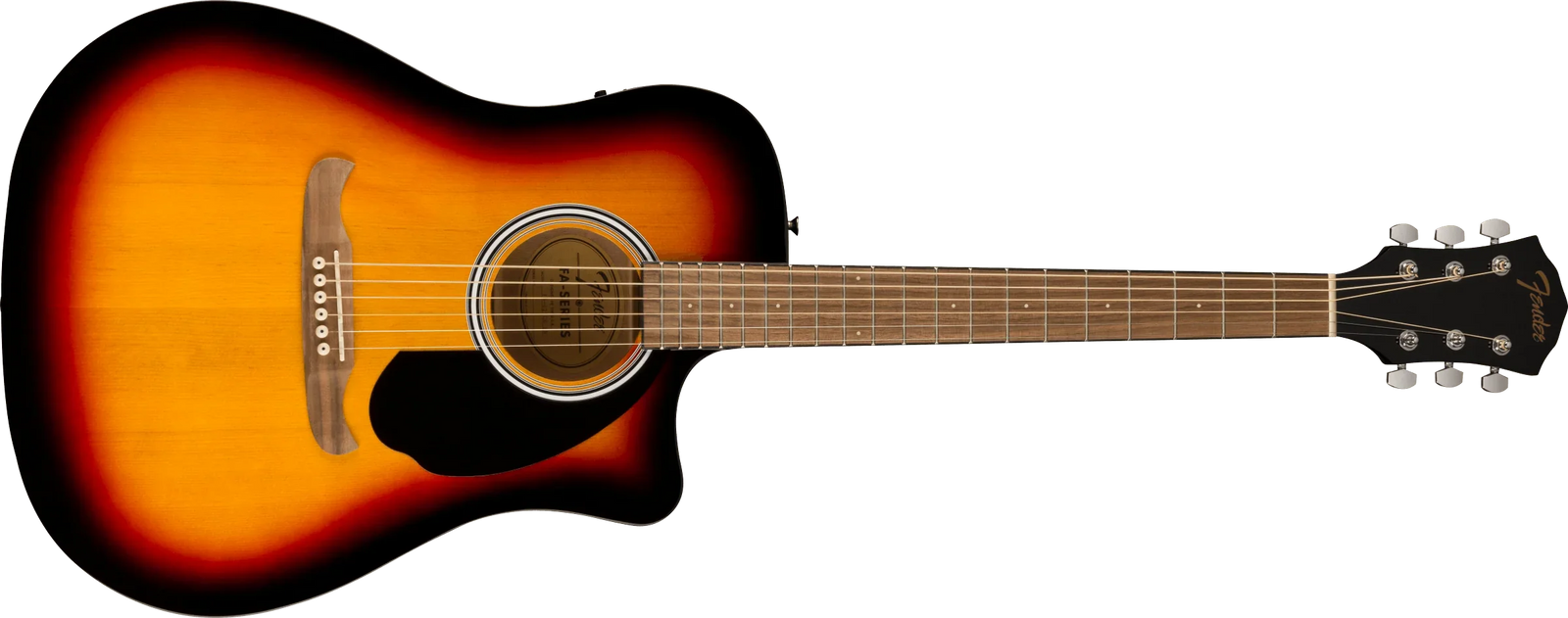 FA-125CE Dreadnought, Walnut Fingerboard, Sunburst