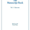 MANUSCRIPT BOOK 5 10 STAVE GIANT RECYCLED 20PP