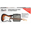 Squier Stratocaster SS Pack with SQ10G Amp - Sunburst
