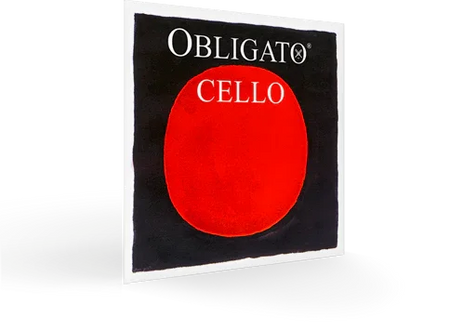 Obligato Cello Synthetic/Chrome Steel Mittel D 4/4