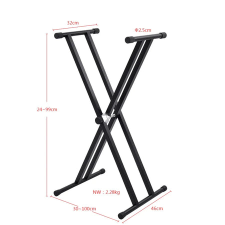 HBK Double Keyboard Stand Q-2XA