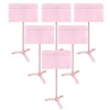 MUSIC STAND SYMPHONY PINK 6 STANDS