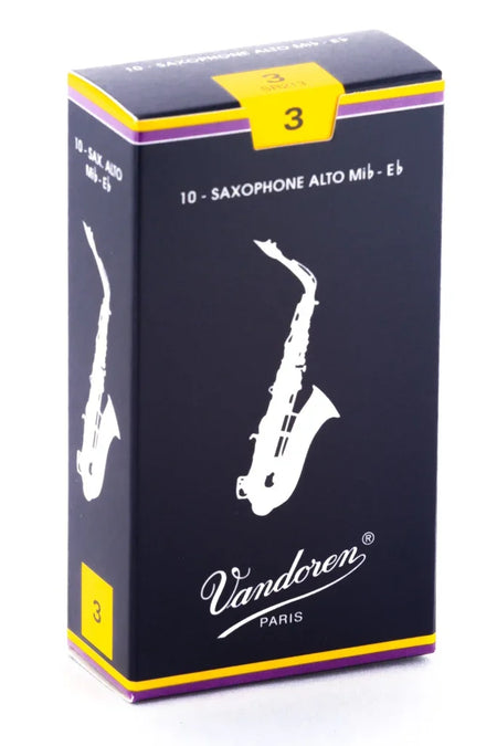 Vandoren Alto Sax Reed Triditional Box of 10  Gr. 3.0